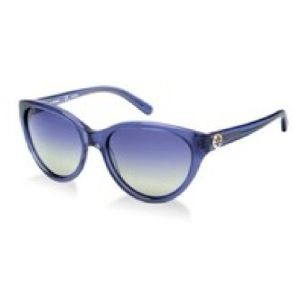 Tory Burch Polarized Blue Cat Eye Sunglasses TY7045